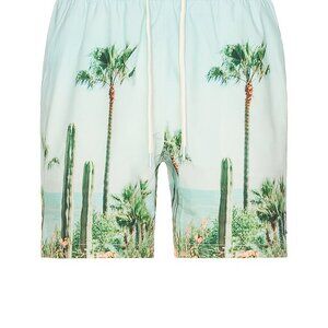 Marine Layer Men's Board Shorts Swim Trunks Size XL Graphic Palm Trees